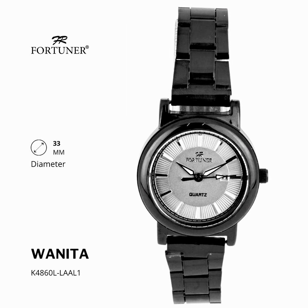 Fortuner Jam Tangan Fashion Analog Wanita Water Resistant Rantai Yoneko