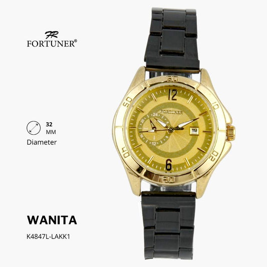 Fortuner Jam Tangan Fashion Analog Wanita Water Resistant Rantai Yonah