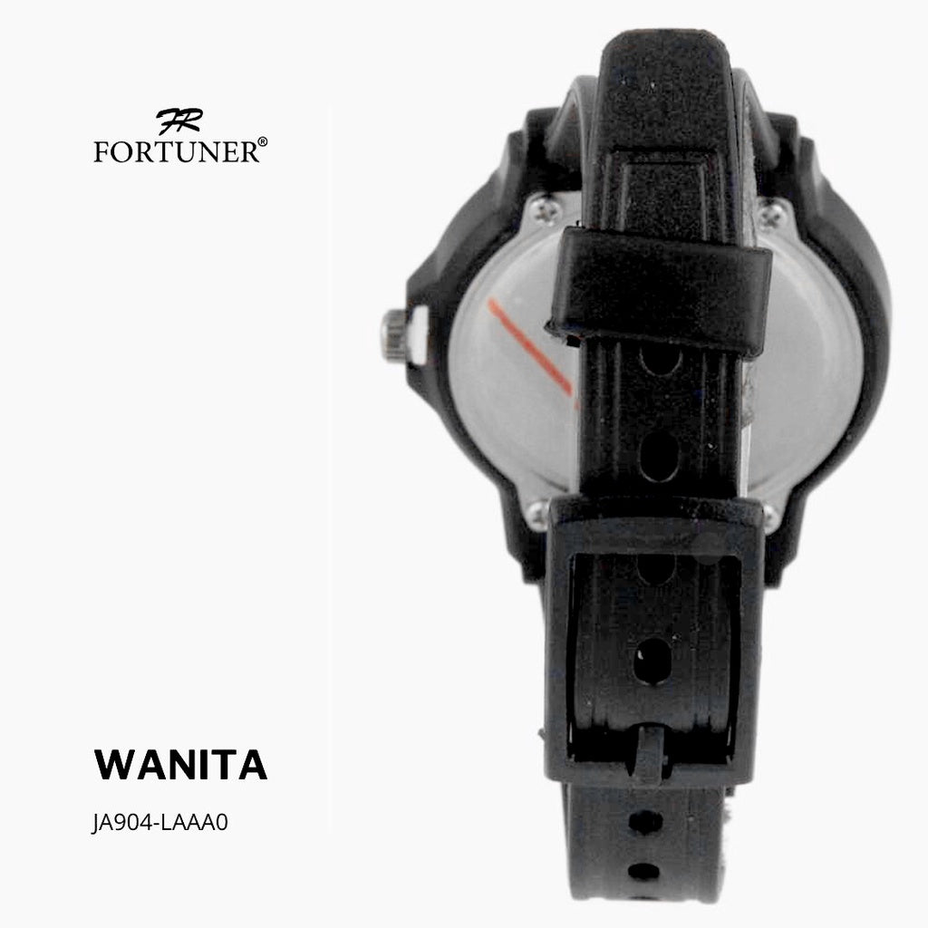 Fortuner Jam Tangan Analog Wanita Water Resistant Rubber Quartz Zarabeth