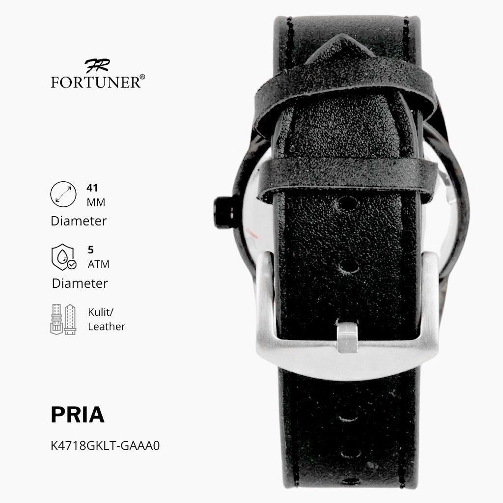 Fortuner Jam Tangan Pria Analog Casual Water Resistant Beavan