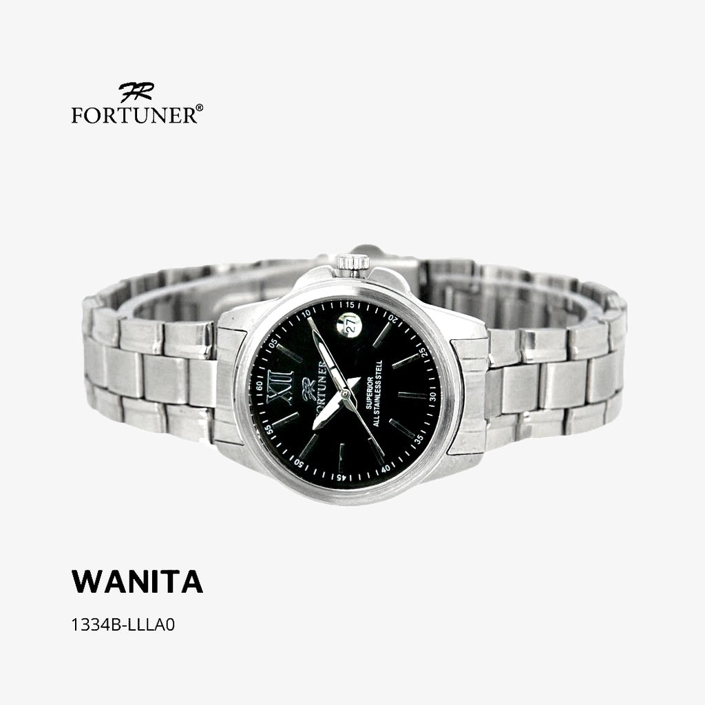 Fortuner Jam Tangan Wanita Analog Water Resist Superior All Stainless Tissaia