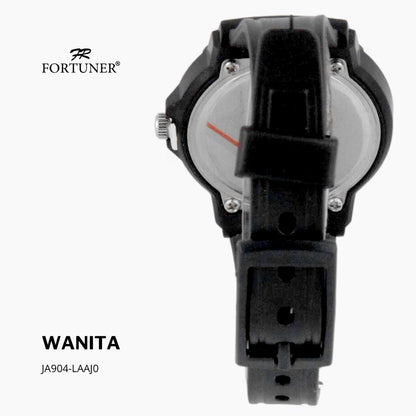 Fortuner Jam Tangan Analog Wanita Water Resistant Rubber Quartz Zarabeth