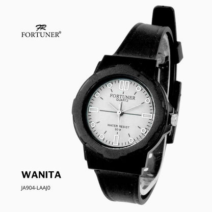 Fortuner Jam Tangan Analog Wanita Water Resistant Rubber Quartz Zarabeth