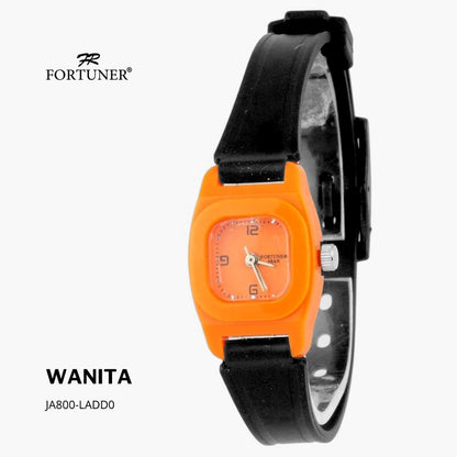 Fortuner Jam Tangan Kasual Analog Wanita Water Resistant Rubber Zulaica