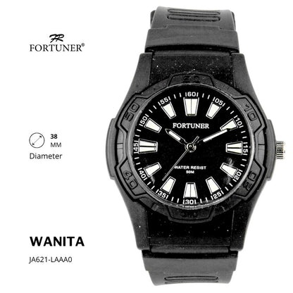 Fortuner Jam Tangan Analog Wanita Water Resistant Rubber Zada