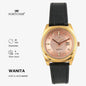 Fortuner Jam Tangan Analog Wanita Kulit Water Resistant Yudella