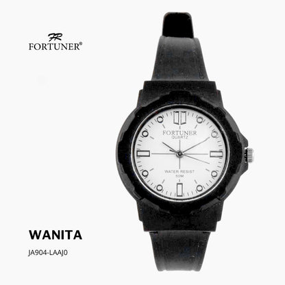 Fortuner Jam Tangan Analog Wanita Water Resistant Rubber Quartz Zarabeth