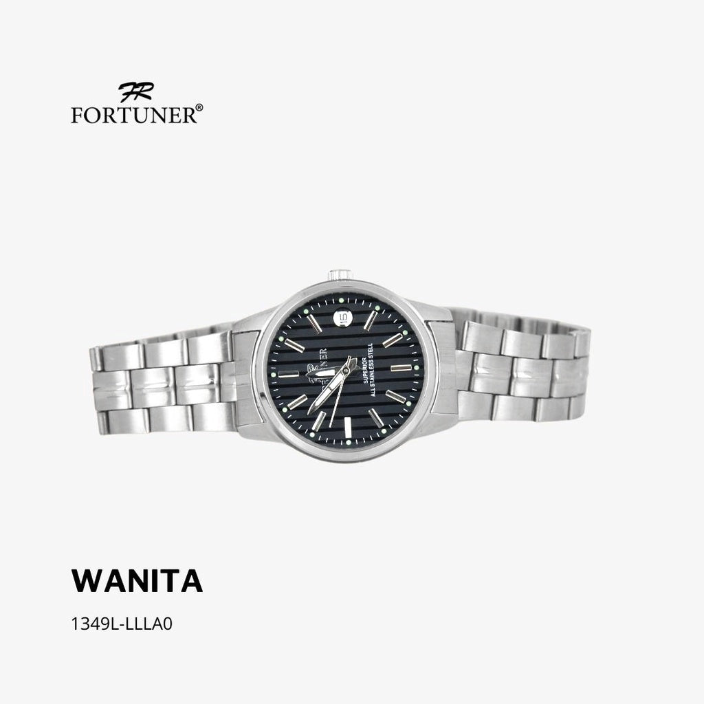 Fortuner Jam Tangan Wanita Analog Water Resist Superior All Stainless Tzira