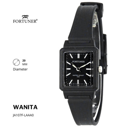 Fortuner Jam Tangan Analog Wanita Water Resistant Karet Zivanka