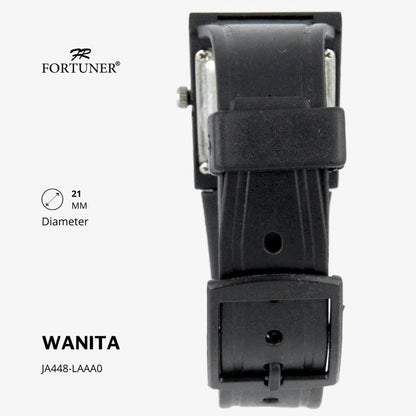 Fortuner Jam Tangan Analog Wanita Water Resistant Rubber Zadie