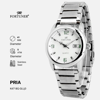 Fortuner Jam Tangan Pria Analog Casual Water Resistant Rubber Beven