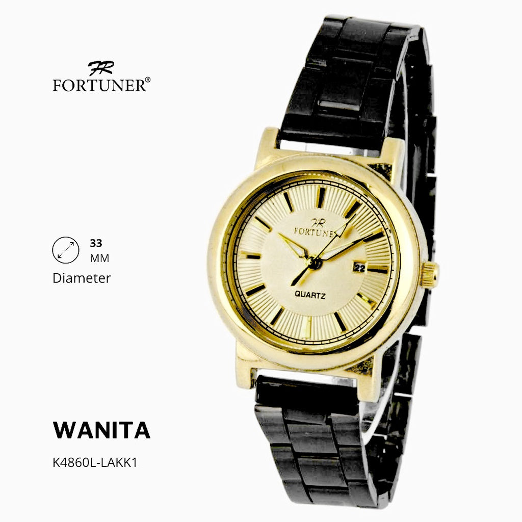 Fortuner Jam Tangan Fashion Analog Wanita Water Resistant Rantai Yanixia