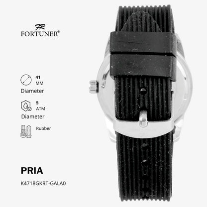 Fortuner Jam Tangan Pria Analog Casual Water Resistant Rubber Beven