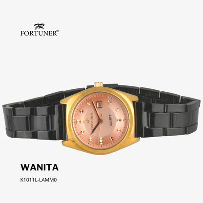 Fortuner Jam Tangan Classic Analog Wanita Water Resistant Rantai Yvone