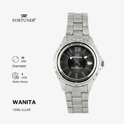 Fortuner Jam Tangan Analog Wanita Water Resistant Rantai Cristabelle