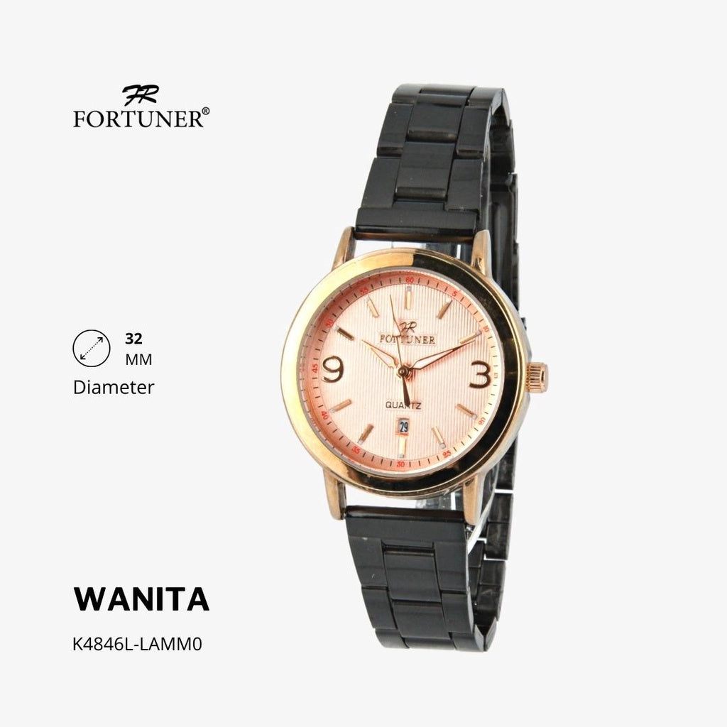 Fortuner Jam Tangan Analog Wanita Water Resistant Yessenia