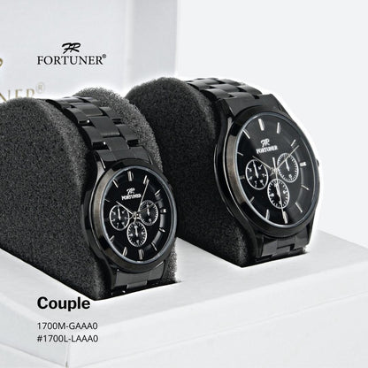 Fortuner Jam Tangan Couple/Pasangan Analog Water Resist Talbert