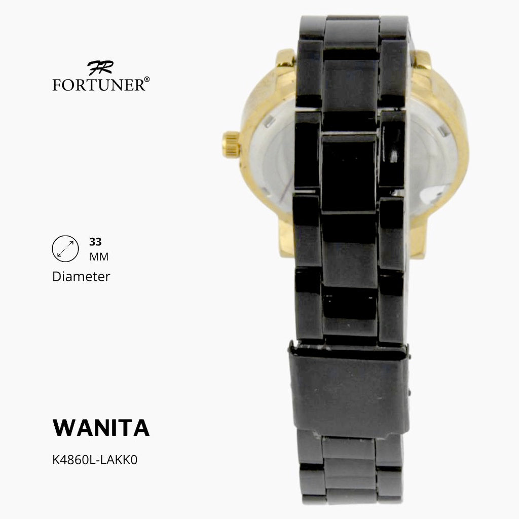 Fortuner Jam Tangan Fashion Analog Wanita Water Resistant Rantai Yanixia