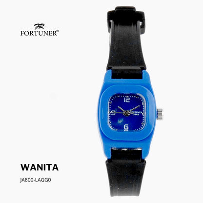 Fortuner Jam Tangan Kasual Analog Wanita Water Resistant Rubber Zulaica