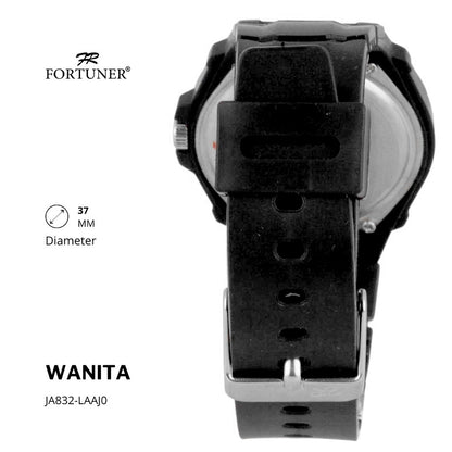 Fortuner Jam Tangan Analog Wanita Water Resistant Rubber Zorina