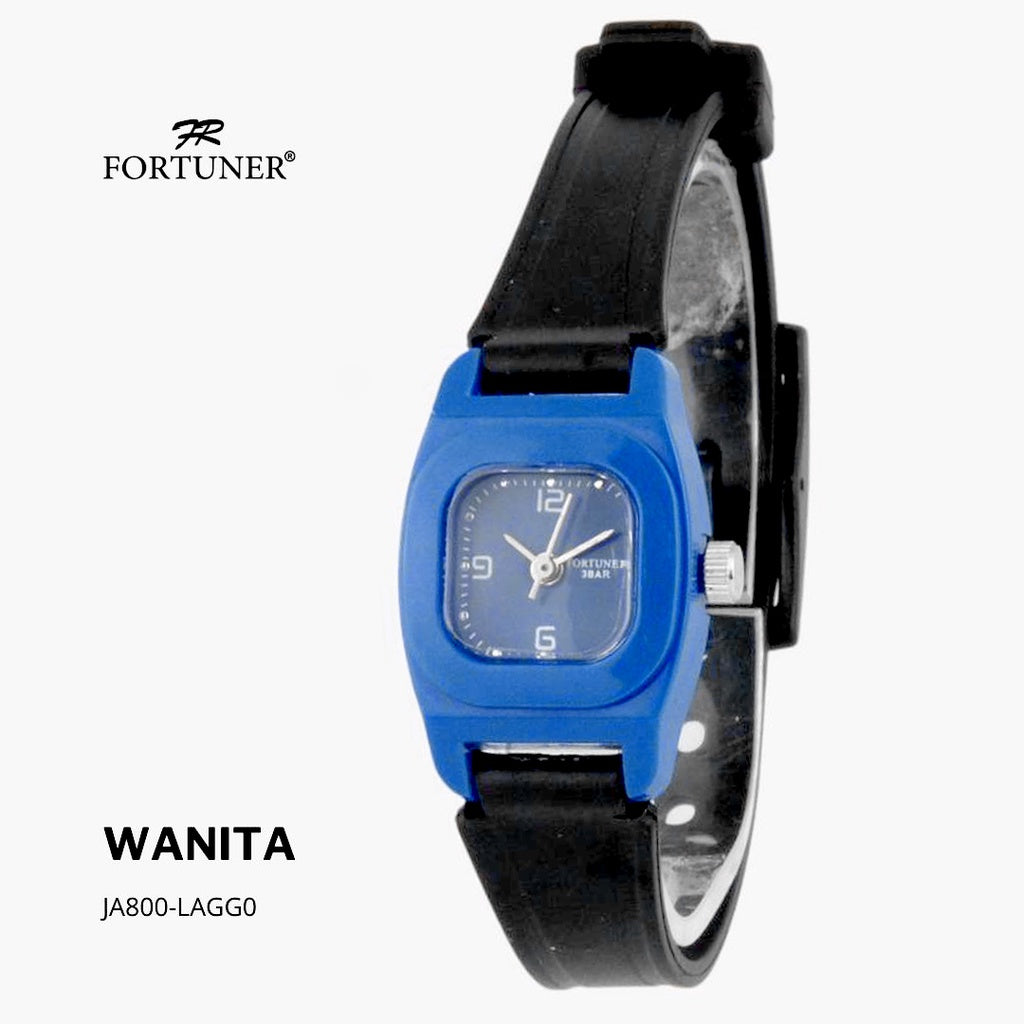 Fortuner Jam Tangan Kasual Analog Wanita Water Resistant Rubber Zulaica