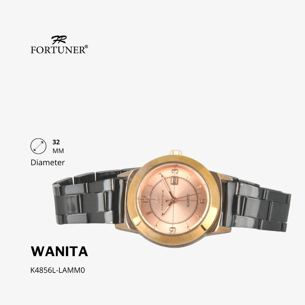Fortuner Jam Tangan Analog Wanita Water Resistant Rantai Yocasta