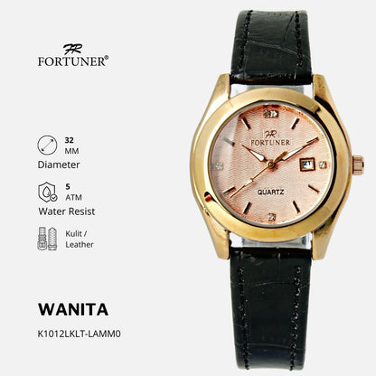 Fortuner Jam Tangan Analog Wanita Water Resistant Rantai Yuma