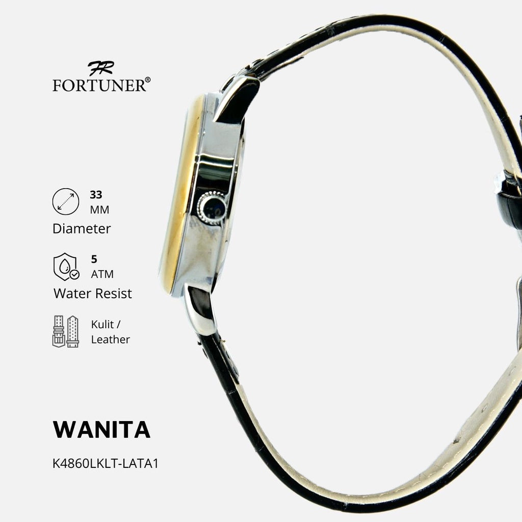 Fortuner Jam Tangan Analog Wanita Water Resistant Yoshie