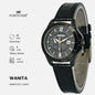 Fortuner Jam Tangan Analog Wanita Kulit Water Resistant Chrono Off Yosline