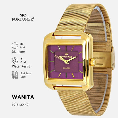 Fortuner Jam Tangan Analog Fashion Wanita Water Resist Malvina