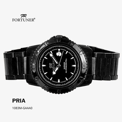 Fortuner Jam Tangan Pria Analog Water Resist Superior All Stainless Tynon