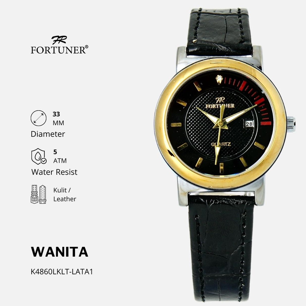 Fortuner Jam Tangan Analog Wanita Water Resistant Yoshie
