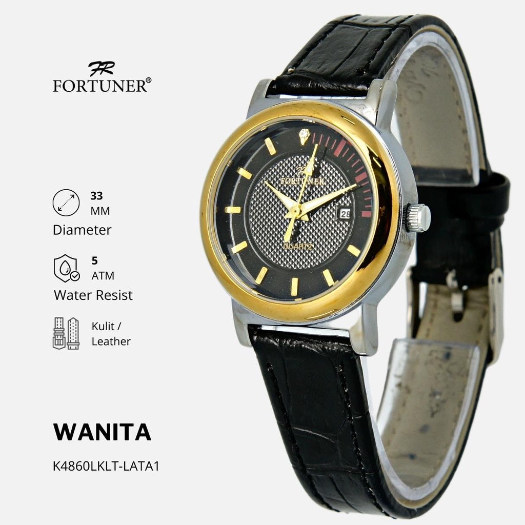 Fortuner Jam Tangan Analog Wanita Water Resistant Yoshie