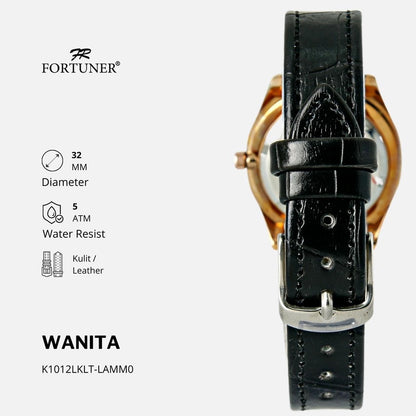 Fortuner Jam Tangan Analog Wanita Water Resistant Rantai Yuma