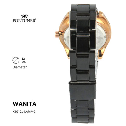 Fortuner Jam Tangan Analog Wanita Water Resistant Rantai Yuma