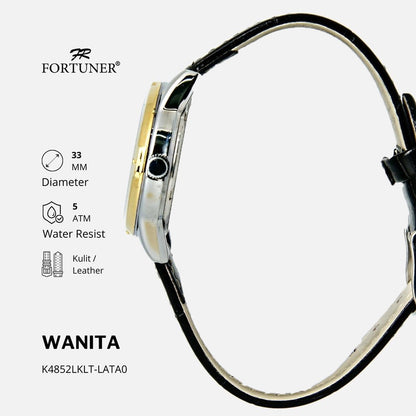 Fortuner Jam Tangan Classic Fashion Wanita Analog Water Resist Yionna