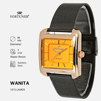 Fortuner Jam Tangan Analog Fashion Wanita Water Resist Malvina