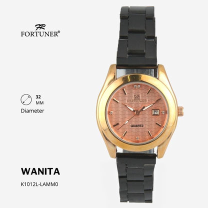 Fortuner Jam Tangan Analog Wanita Water Resistant Rantai Yuma