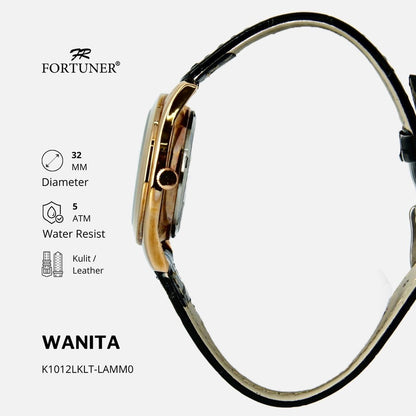 Fortuner Jam Tangan Analog Wanita Water Resistant Rantai Yuma