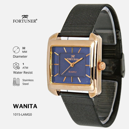 Fortuner Jam Tangan Analog Fashion Wanita Water Resist Malvina